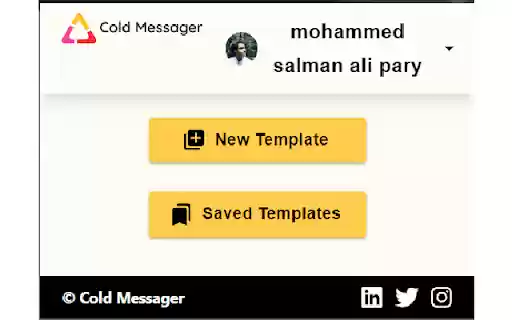 Cold Messager from Chrome web store to be run with OffiDocs Chromium online Cold Messager from Chrome web store to be run with OffiDocs Chromium online