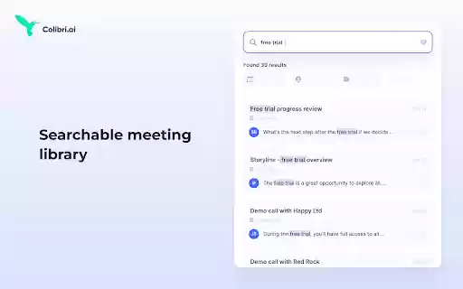 Colibri – AI Note Taking  Transcription App  from Chrome web store to be run with OffiDocs Chromium online
