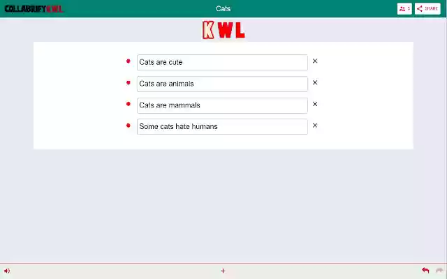 Collabrify KWL from Chrome web store to be run with OffiDocs Chromium online Collabrify KWL from Chrome web store to be run with OffiDocs Chromium online