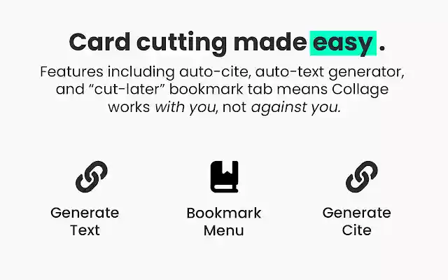 Collage Debate Card Cutter and Library from Chrome web store to be run with OffiDocs Chromium online Collage Debate Card Cutter and Library from Chrome web store to be run with OffiDocs Chromium online