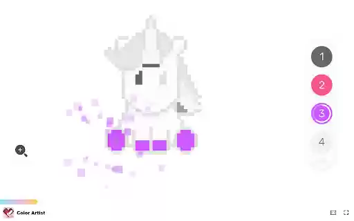 Color Artist Create stunning pixel art masterpieces!  from Chrome web store to be run with OffiDocs Chromium online