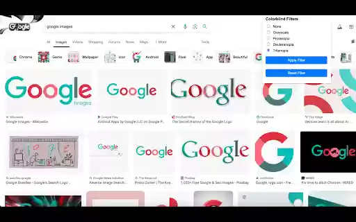 Colorblind Vision Extension  from Chrome web store to be run with OffiDocs Chromium online