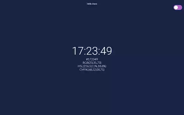 Кольоровий годинник із веб-магазину Chrome для запуску за допомогою OffiDocs Chromium онлайн Кольоровий годинник із веб-магазину Chrome для запуску за допомогою OffiDocs Chromium онлайн
