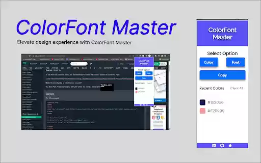 ColorFont Master  from Chrome web store to be run with OffiDocs Chromium online