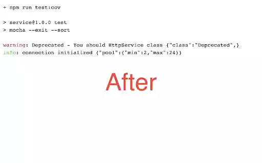 Colorize ANSI  from Chrome web store to be run with OffiDocs Chromium online