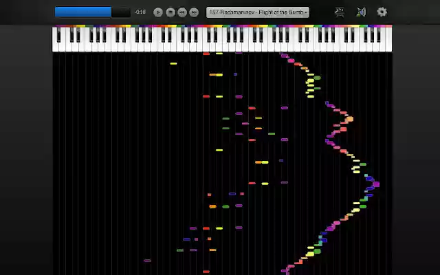 Color Piano!  from Chrome web store to be run with OffiDocs Chromium online