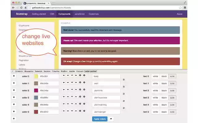 color pusher from Chrome web store to be run with OffiDocs Chromium online color pusher from Chrome web store to be run with OffiDocs Chromium online