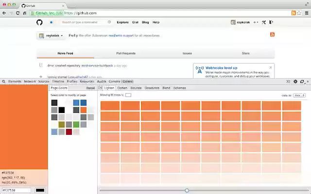 Colors Dev Panel from Chrome web store to be run with OffiDocs Chromium online Colors Dev Panel from Chrome web store to be run with OffiDocs Chromium online