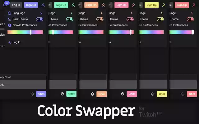 Color Swapper for Twitch™  from Chrome web store to be run with OffiDocs Chromium online
