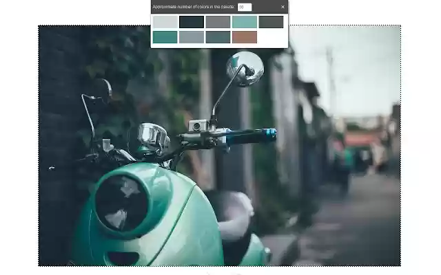 Color Thief  from Chrome web store to be run with OffiDocs Chromium online