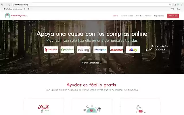 Cometogive.org from Chrome web store to be run with OffiDocs Chromium online Cometogive.org from Chrome web store to be run with OffiDocs Chromium online
