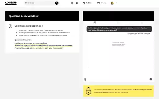 ComeUp Custom Chat from Chrome web store to be run with OffiDocs Chromium online ComeUp Custom Chat from Chrome web store to be run with OffiDocs Chromium online