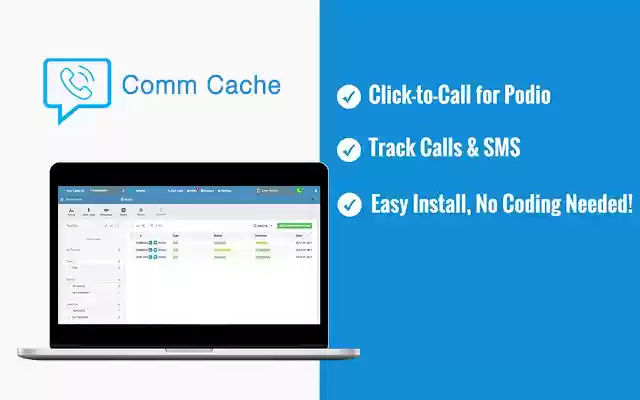 Comm Cache for Podio  from Chrome web store to be run with OffiDocs Chromium online
