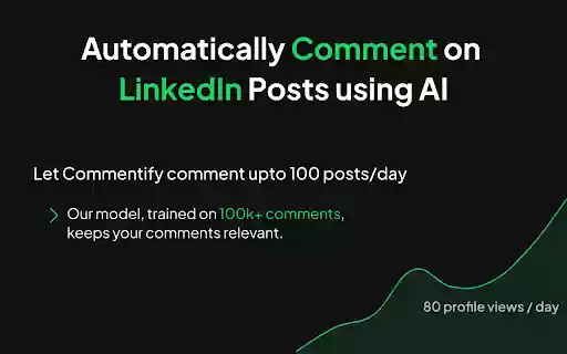 Commentify | Automate LinkedIn Comment  from Chrome web store to be run with OffiDocs Chromium online
