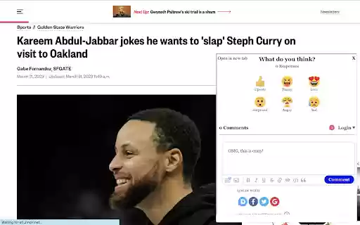 Comments Anywhere  from Chrome web store to be run with OffiDocs Chromium online