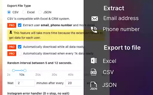 CommentsFox Export IG Comments (Email)  from Chrome web store to be run with OffiDocs Chromium online