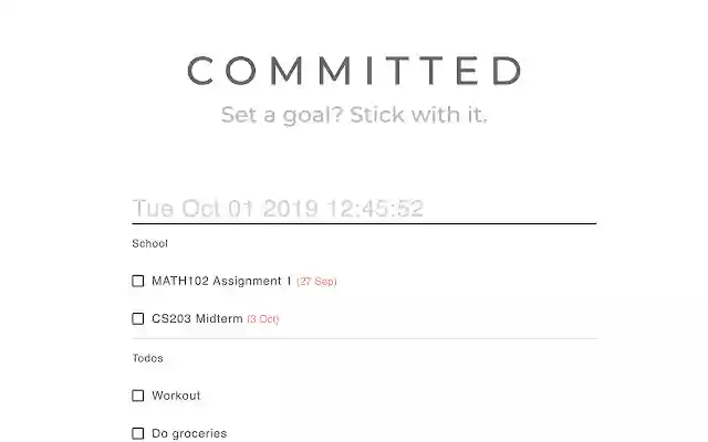 Committed NewTab Todo and Goal Manager  from Chrome web store to be run with OffiDocs Chromium online
