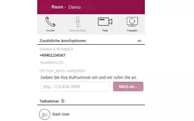 Communicator Guest client sharing extension™  from Chrome web store to be run with OffiDocs Chromium online