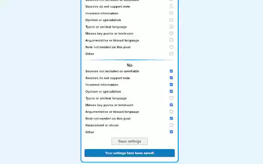 Community Notes Rating Helper  from Chrome web store to be run with OffiDocs Chromium online