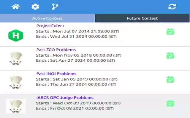 Competitives Calender  from Chrome web store to be run with OffiDocs Chromium online