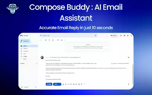 Compose Buddy AI Email Assistant  from Chrome web store to be run with OffiDocs Chromium online