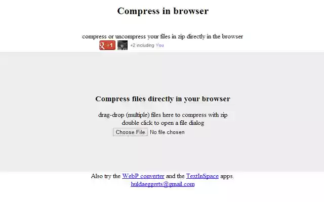 کمپرسور از فروشگاه وب کروم برای اجرا با OffiDocs Chromium به صورت آنلاین
