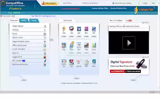 CompuOffice Online Extension  from Chrome web store to be run with OffiDocs Chromium online