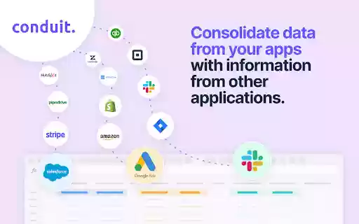 Conduit Copilot AI analyst for business  from Chrome web store to be run with OffiDocs Chromium online