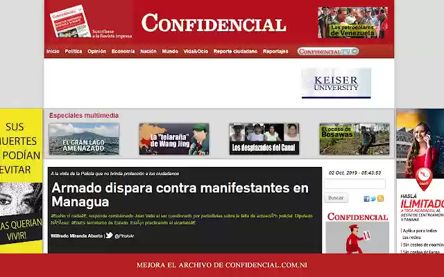 Confidencial fix Archivo  from Chrome web store to be run with OffiDocs Chromium online