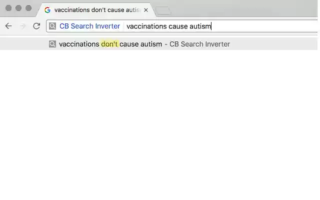 Confirmation Bias Search Inverter from Chrome web store to be run with OffiDocs Chromium online Confirmation Bias Search Inverter from Chrome web store to be run with OffiDocs Chromium online