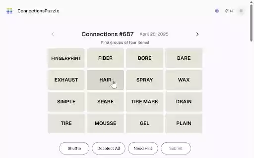 Connections Puzzle Pro  from Chrome web store to be run with OffiDocs Chromium online