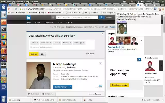 Connect Me  from Chrome web store to be run with OffiDocs Chromium online