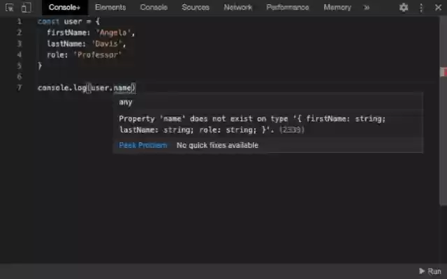 Console  from Chrome web store to be run with OffiDocs Chromium online