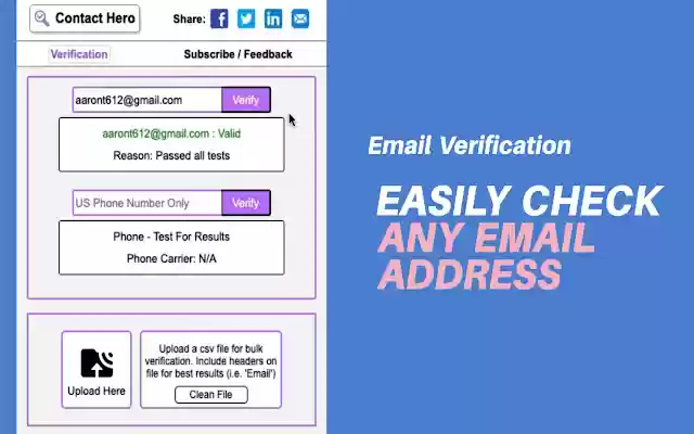 Contact Hero  from Chrome web store to be run with OffiDocs Chromium online