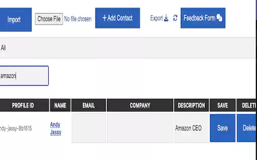 Contact Master  from Chrome web store to be run with OffiDocs Chromium online