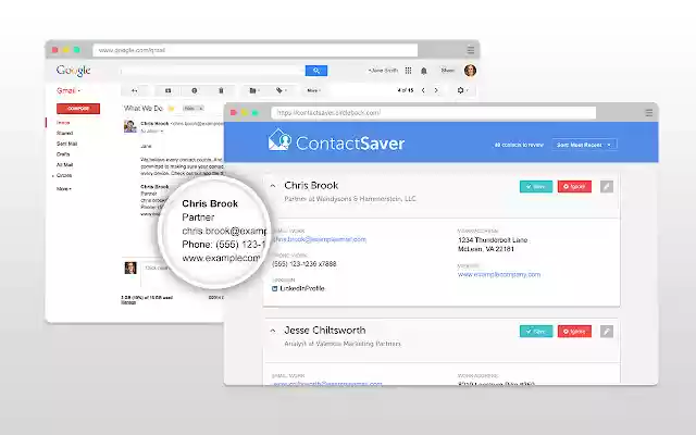 ContactSaver convert signatures into contacts from Chrome web store to be run with OffiDocs Chromium online ContactSaver convert signatures into contacts from Chrome web store to be run with OffiDocs Chromium online