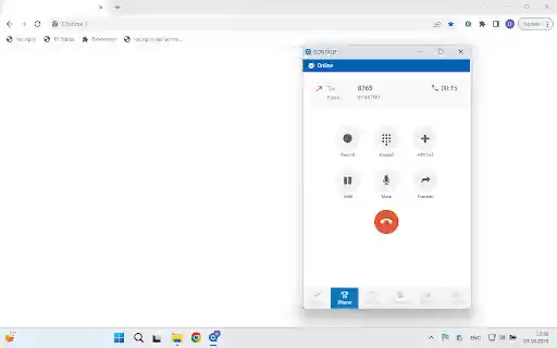 Contaqt WebDialer  from Chrome web store to be run with OffiDocs Chromium online