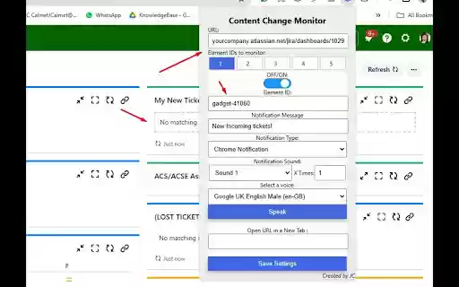 Content Change Monitor  from Chrome web store to be run with OffiDocs Chromium online