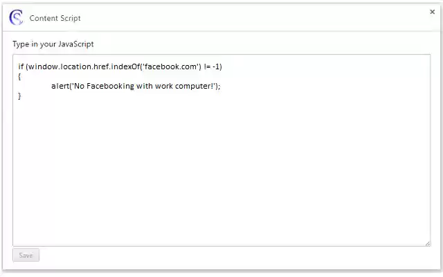 Content Script  from Chrome web store to be run with OffiDocs Chromium online