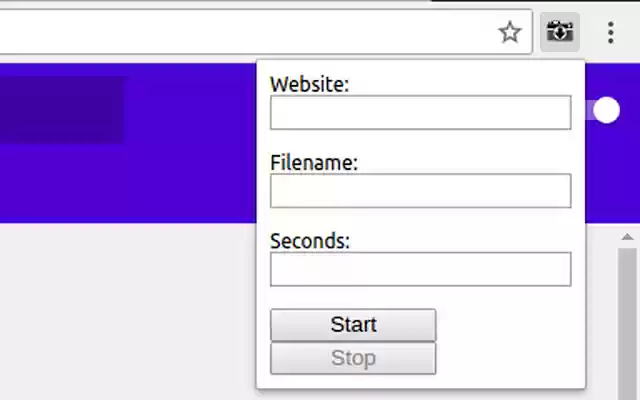 Continuous ScreenGrab  from Chrome web store to be run with OffiDocs Chromium online