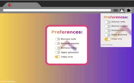 Control for Instagram  from Chrome web store to be run with OffiDocs Chromium online