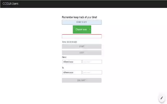 Control time CC  from Chrome web store to be run with OffiDocs Chromium online