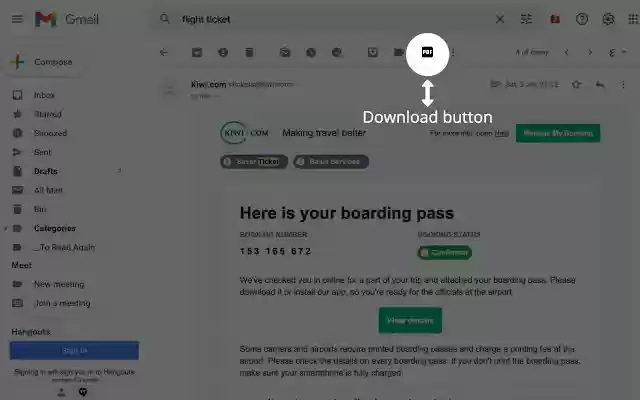 Convert Gmail Emails to PDFs (by Duffel)  from Chrome web store to be run with OffiDocs Chromium online