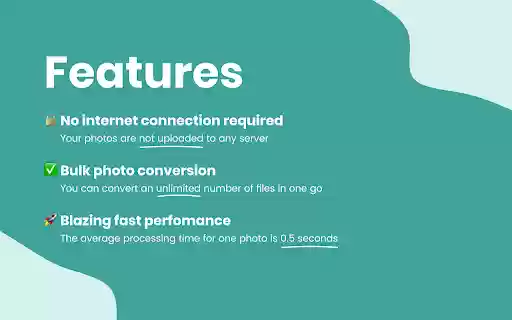Convert HEIC to JPG  from Chrome web store to be run with OffiDocs Chromium online