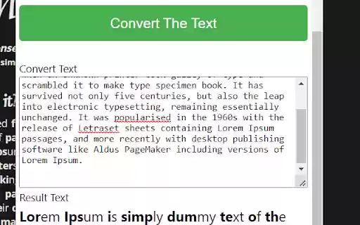 Convert To Bionic from Chrome web store to be run with OffiDocs Chromium online Convert To Bionic from Chrome web store to be run with OffiDocs Chromium online