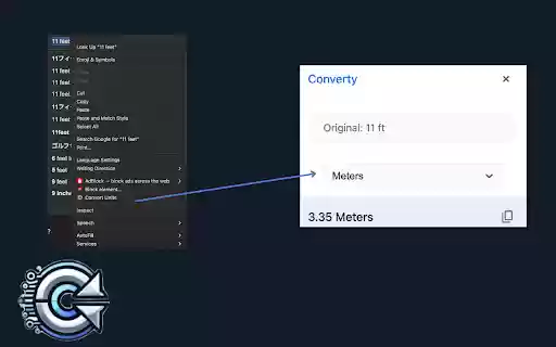 Converty  from Chrome web store to be run with OffiDocs Chromium online