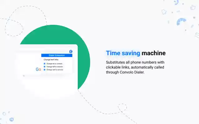 Convolo Dialer Extension  from Chrome web store to be run with OffiDocs Chromium online