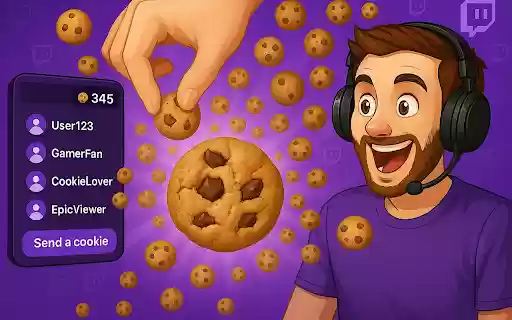 Cookie Clicker Twitch Integration  from Chrome web store to be run with OffiDocs Chromium online