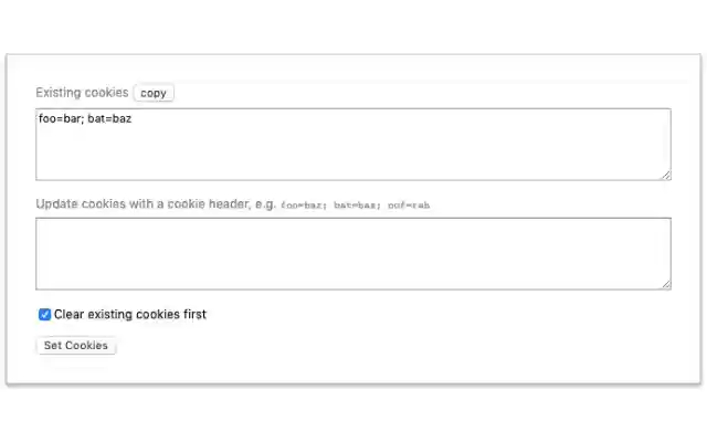 Cookiedough  from Chrome web store to be run with OffiDocs Chromium online