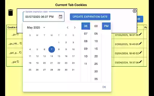 Cookie Editor and Storage Manager  from Chrome web store to be run with OffiDocs Chromium online